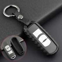 Couverture de clé à distance en FIBER de carbone noir pour Mazda-3 6 CX3 CX5 MX5 EBay moteurs accessoires de voiture pièces de voiture et de camion