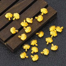 24K or jaune pendentif femmes 999 or jaune bébé Fu serrure pendentif