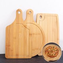 Planche à découper en bois planche à découper de cuisine avec poignée planche à nourriture en bois massif Pizza pain fruits peut accrocher planche à découper