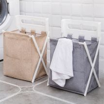 X-shape pliable panier à linge organisateur imprimé pliable maison étanche panier à linge trieur panier à linge grand