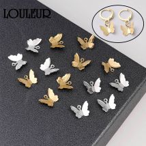 20 pièces cuivre laiton papillon pendentif breloques pour collier Bracelet boucles d'oreilles papillon fabrication de bijoux résultats accessoires