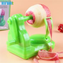 1PC électrique spirale pomme éplucheur Cutter trancheuse fruits pomme de terre épluchage automatique à piles Machine avec chargeur Eu Plug #1