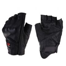 Gants de Moto en cuir pour hommes et femmes, mitaines respirantes, unisexes, été
