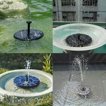1.4W autoportant solaire alimenté fontaine jardin piscine étang panneau solaire flottant fontaine jardin décoration fontaine d'eau