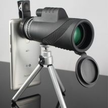 Télescope Portable monoculaire HD Vision nocturne télescope à faible luminosité télescope extérieur Zoom télescope avec support pour téléphone intelligent