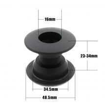 10 pièces roulements de Table Football plastique accessoire remplacer pièces baby-foot noir Table Football roulement universel 16mm