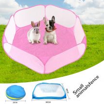 Parc pour animaux de compagnie Portable ouvert intérieur/extérieur petite Cage pour animaux jeu aire de jeux clôture pour Hamster Chinchillas et cochons d'inde
