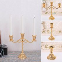 Bougeoirs de Table en métal 3/5 bras | 1 pièce, bougeoir de Table de mariage, collection de chandelier pour la fête à domicile