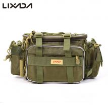 Lixada-sac De pêche étanche avec leurres en toile, sac à bandoulière, matériel De pêche à la carpe, 40*15*19cm