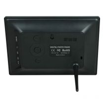 Cadre Photo numérique IPS 7 pouces-fonction calendrier/horloge, lecteur MP3/ Photo/vidéo avec télécommande prise américaine