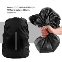 Housse de sac à dos imperméable pour la randonnée, sac à dos imperméable, avec bande réfléchissante, étanche, complète