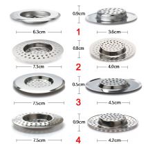 Filtre de trou de vidange d&#39;évier en acier inoxydable, filtre d&#39;évier, Protection contre le colmatage, accessoires d&#39;évier de cuisine