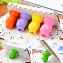 2 pièces dessin animé support pour téléphone Silicone ventouse fixer le téléphone sur le bureau accueil organisation décorations pour la maison fournitures