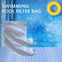 2 pièces aspirateur de piscine sac de filtre de piscine accessoires de piscine tout usage Machine d'aspiration sac à fermeture éclair de remplacement