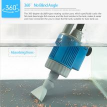 Pompe de changement d'eau électrique pour aquarium | Outils de nettoyage, changeur d'eau, nettoyeur de gravier, siphon, pompe de filtre à eau