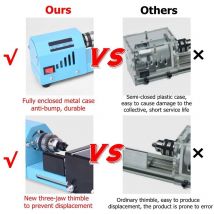 150W électrique bois Mini tour perles meulage polisseuse et polissage perles Machine bricolage travail du bois bouddha perle tour machines