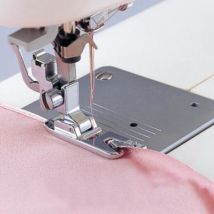 Nouvelle surjeteuse surjetée surjeteuse Machine à coudre presseur roulée ourlet pied outil