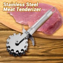 nouvel attendrisseur de viande de cuisine en acier inoxydable à 5 roues roulant attendrisseur de viande cuisine viande attendrissant outil de cuisson