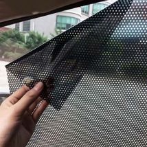 2 pièces voiture style fenêtre feuilles autocollant voiture parasol Auto véhicule soleil bloc soleil-ombrage électrostatique autocollants voiture fenêtre autocollant