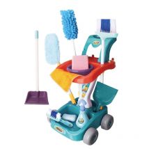 Enfants nettoyage chariot chariot rôle semblant jouer jouet ensemble maison Simulation nettoyage chariot outils enfants nettoyage Playset