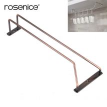 Verres à vin en Bronze 35cm support de casier à bouteilles, étagère sous-meuble, cintre, Rail de rangement suspendu pour Bar ou cuisine