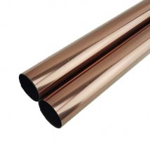 Film Anti-UV anti-chaleur pour fenêtre, 50cm x 500cm, miroir unidirectionnel, teinte de fenêtre auto-adhésive pour la maison (marron-argent)