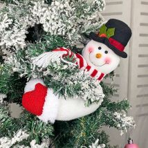 1Pc porte-rideau Durable décor noël rideau boucle rideau anneau drôle rideau pince fête