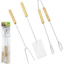 Pince de tourne à aiguille pour barbecue | barbecue, barbecue, barbecue, barbecue, fourchette, aiguille, pince à tourner, accessoires ailes de poulet, brochette spatule à rôtir, pelle à rôtir, 3 pièces