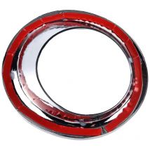 Pour NISSAN X-TRAIL X TRAIL XTRAIL T31 Chrome arrière antibrouillard couvercle de lampe garniture feux de brouillard accessoires