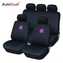 Housses de siège de voiture pour AUTOYOUTH | Housses de siège de voiture universels de véhicules noirs, protection de siège de voiture, accessoires pour TOYOTA Corolla RAV4 Kia
