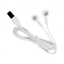 2 pièces fils de plomb d'électrode de remplacement avec 2.2mm Snap Fit pour unité de dizaines Omron