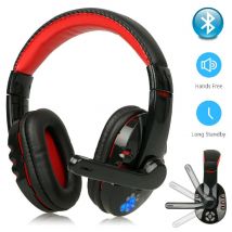 Ostart sans fil Bluetooth 4. 2 stéréo casque de jeu casque contrôle du Volume micro HiFi musique casques jeu pour Xbox PC PS4