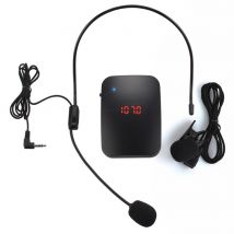 Micro sans fil transmetteur Radio FM collier de casque Guide touristique pince sur Bluetooth Microphone amplificateur de parole booster Megapho