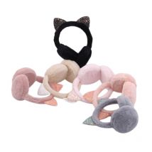 Accrocher oreille couverture hiver cache-oreilles femme chapeaux bande dessinée cache-oreilles fourrure cache-oreilles froid oreille plus pli oreille Protection bandeau
