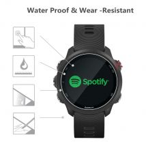 Pour Garmin Forerunner 245 verre trempé anti-rayures 9 H 2.5D Film de protection d'écran Premium pour Garmin Forerunner245m SmartWatch