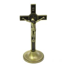 Décoration murale Antique de chapelle avec croix Crucifix, jésus, Christ, catholique, église religieuse