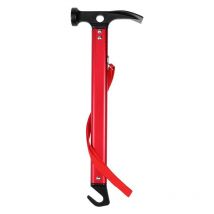 Marteau de Camping multifonction pour chevilles de tente (rouge)