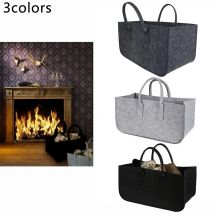 Cheminée feutre de bois sac de rangement panier à provisions porte-revues bois de chauffage poche cheminées poêles porte-bûches transporteurs poche de lit