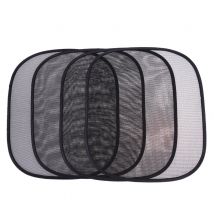 Pare-soleil de voiture noir 5 pièces | Pare-soleil de voiture, ventouse de voiture, rideau de voiture, pare-soleil de voiture, couvre pare-soleil de style de voiture