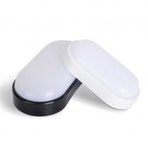 Plafonnier ovale, moderne mur LED résistant à l'humidité, luminaire d'extérieur, montage en Surface, idéal pour un jardin ou une salle de bain, 15/20W