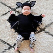 Déguisement d'halloween pour -né garçon | Ensemble Costume Cosplay, ensemble de 2 pièces, avec décor d'halloween, chauve-souris, pour chapeau