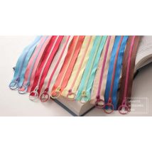 ZAKKA 40cm couleur contrastée résine bout fermé Patchwork chaîne fait à la main bricolage vêtements maison sacs lisses et durables portefeuille tissu
