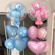 59*69cm grande bulle ours feuille d'aluminium hélium ballons garçon fille bébé douche décoration de mariage fête d'anniversaire classique jouets