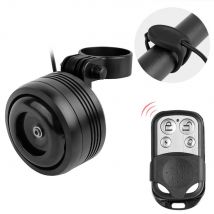 125db charge vélo électrique cloche Anti-vol Cycle moto Scooter klaxon en option fort son alarme de sécurité et télécommande