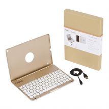 Étui pour clavier Bluetooth rétro-éclairé, pour iPad Air 2