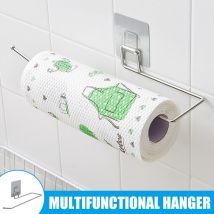 Support de rouleau de papier toilette H99F | Support de rangement, armoire porte-serviettes cintre de papier accessoires de salle de bains