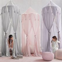 Moustiquaire pour lit de princesse pour fille | En mousseline, rideau de tente pour chambre de bébé, moderne