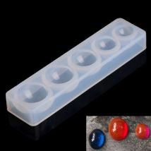 Cabochon rond silicone moule résine bijoux bricolage artisanat collier pendentif moule outils