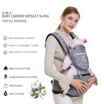 Fronde ergonomique respirant avant porte-bébés envelopper ceinture de transporteur de sécurité réglable porte-bébé sac à dos randonnée Hipseat Sling