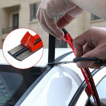 1 * noir moulure de garnissage porte de voiture côté hayon décorer protéger bande 3fi * 2in doux PVC extérieur décoration
